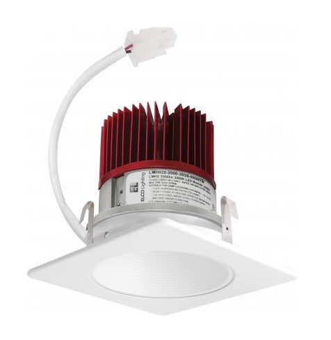ELCO Lighting E424C1235W2 4" Square Baffle Engine 1250 lm 3500K G2