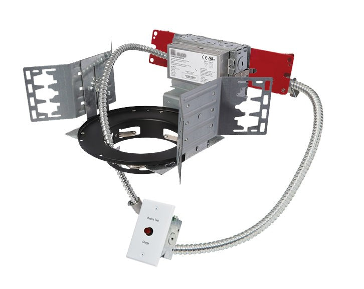 ELCO Lighting E4LHU20D2-EM2 4-Inch Recessed Housing, 2000 lm, 120V / 277V, Battery Backup