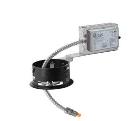 ELCO Lighting E4LRU20D2-EM3 4-Inch Recessed Housing, 2000 lm, 120V / 277V, Battery Backup
