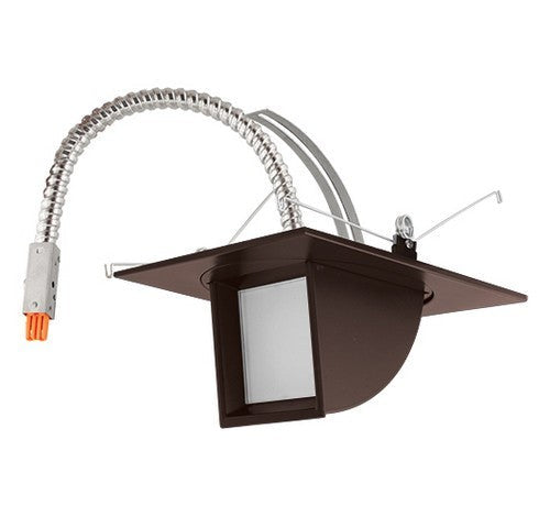 ELCO Lighting E523L1140BZ 5" Square LED Pull Down Adjstble Trim 4K