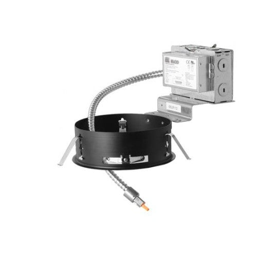 ELCO Lighting E6LRU20D2-EM1 6-Inch Recessed Housing, 2000 lm, 120V / 277V, Battery Backup