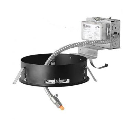 ELCO Lighting E8LRU40D2-EM2 8-Inch Recessed Housing, 4000 lm, 120V / 277V, Battery Backup