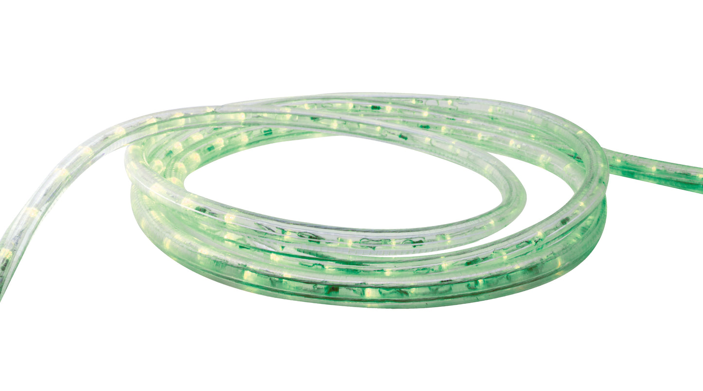 ELCO Lighting EDU2LEDGR 2 Wire LED Rope Light 120V Green Per Ft