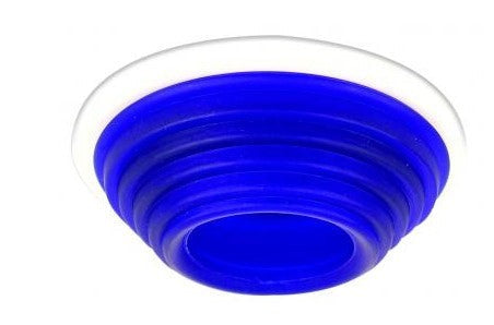 ELCO Lighting EL953BL 4" Blue Glass Trm