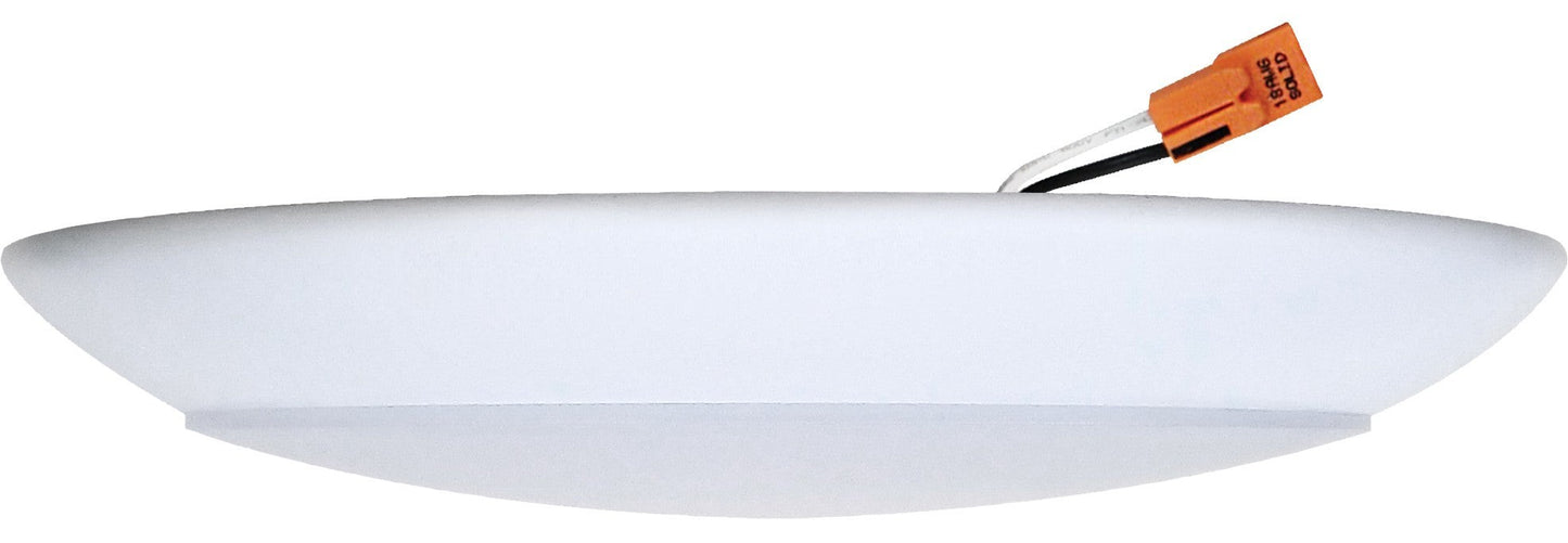 ELCO Lighting 6" 12W 900 lm 2700K Alva LED Disk Light White Finish ELSF1127W
