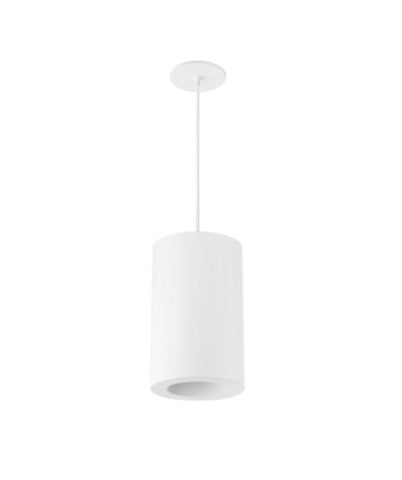 ELCO Lighting EPD637L3CT5W-36 LED Pendant Light, 6-Inch, 1000/1500/2000 lm, 5CCT, White, 36-Inch Stem