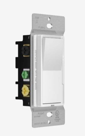 Enerlites LED Decorator Dimmer Single Pole/3-Way Light Almond 57300-LA