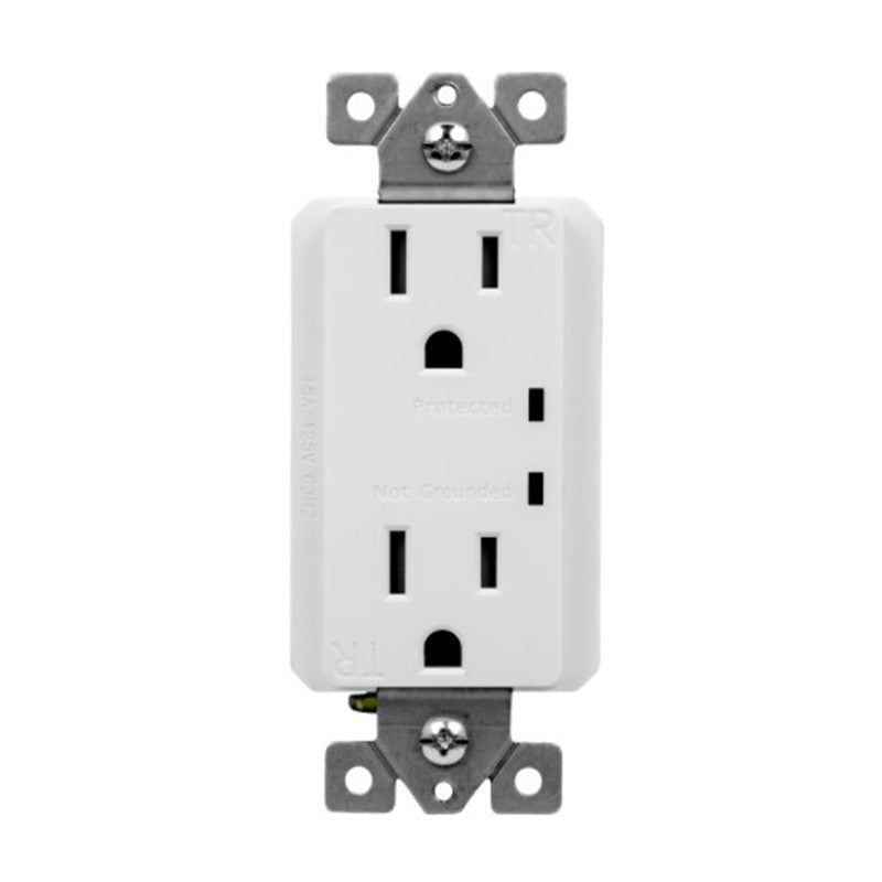Enerlites Resi Surge Supressor Tr Receptacle 15A 125V 5-15R Black 61501-TRSS-BK
