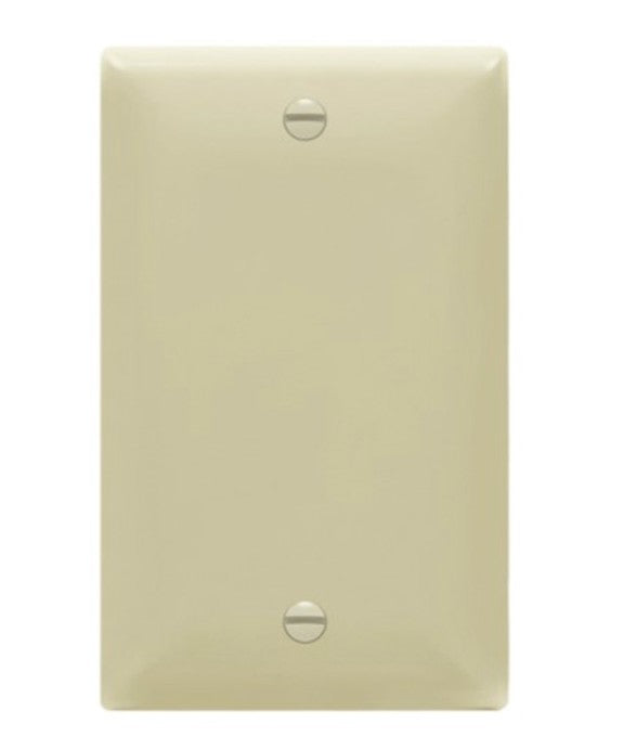 Enerlites Standard 1-Gang Blank Wall Plate Ivory 8801-I