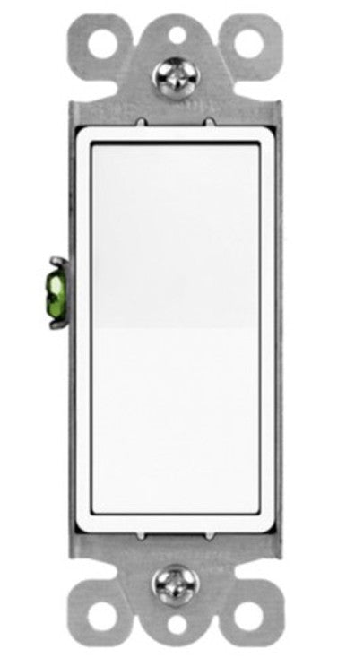 Enerlites Comm Decorator Switch 20A Single Pole 120/277V Light Almond 91200-LA