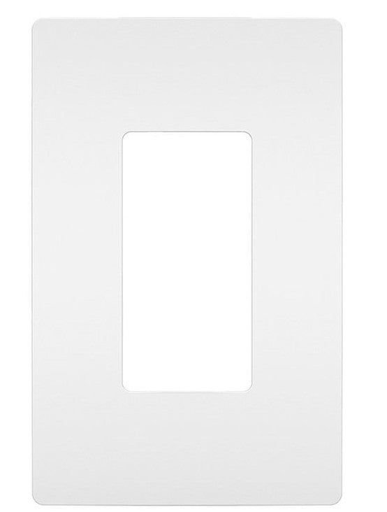 Enerlites Standard Snap In Screwless 1-Gang Decorator/GFCI Wall Plate White SI8831-W