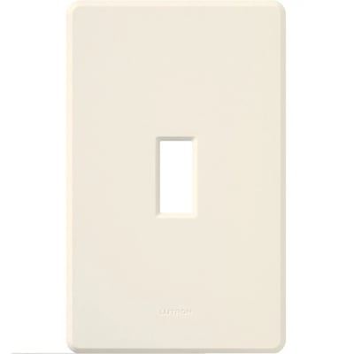 Lutron Fassada 1-gang wall plate in Light Almond