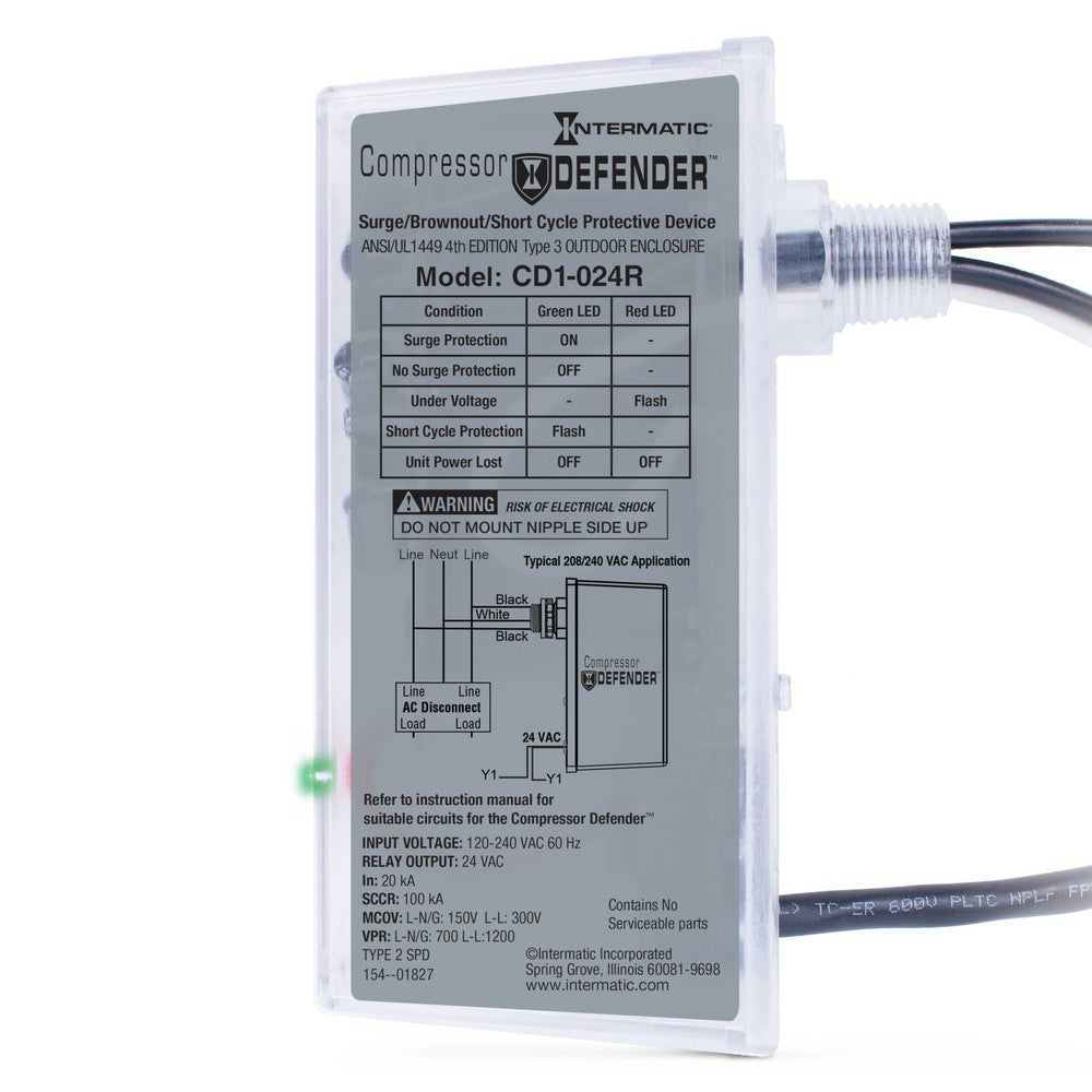 Intermatic 120-240 VAC Surge Protective Device CD1-024R