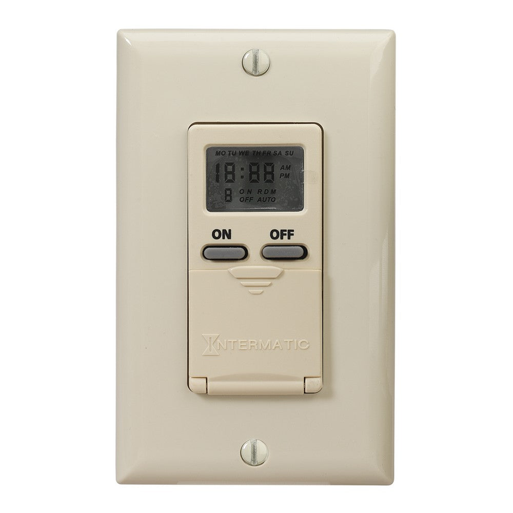 Intermatic 125 VAC 15A 7-Day Ivory Programmable Timer EI500C