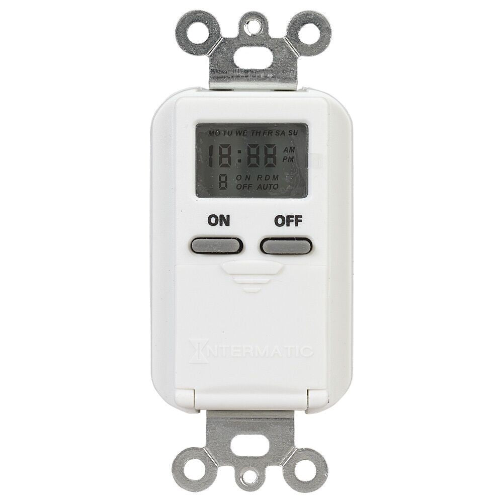 Intermatic 125 VAC 15A 7-Day White Programmable Timer EI500WC