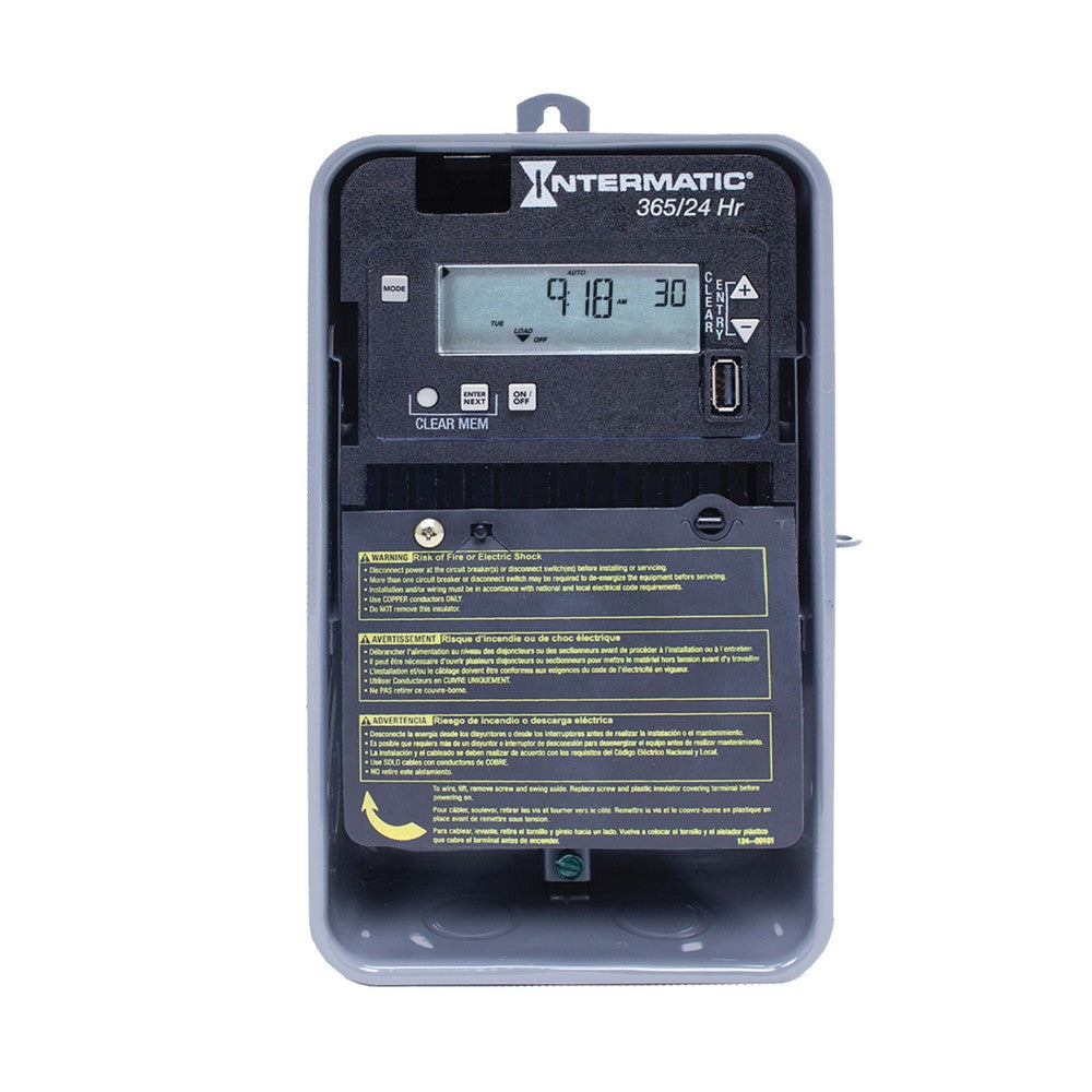 Intermatic 120-277 VAC 1-Circuit Outdoor Electronic Control ET2105CR