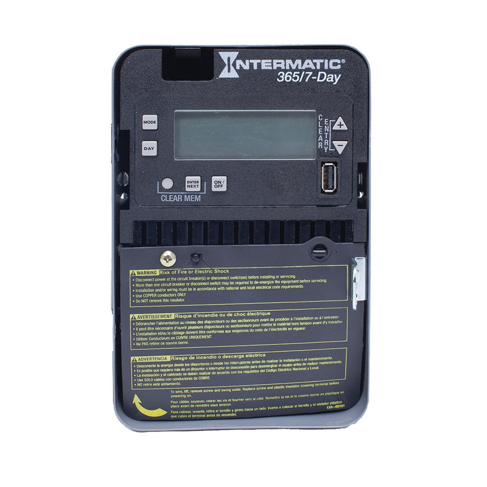 Intermatic 120-277 VAC 1-Circuit Indoor Electronic Control ET2715C