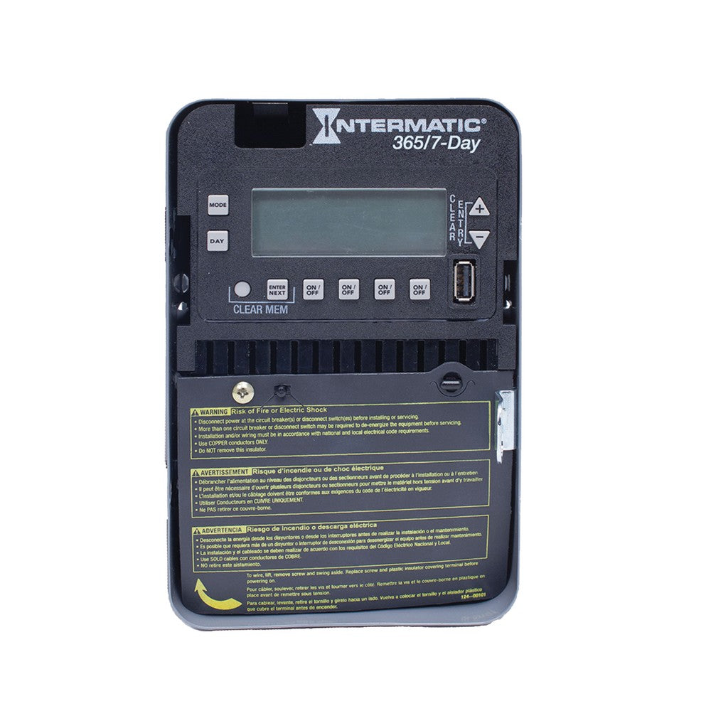 Intermatic 120-277 VAC 4-Circuit Indoor Electronic Control ET2745C