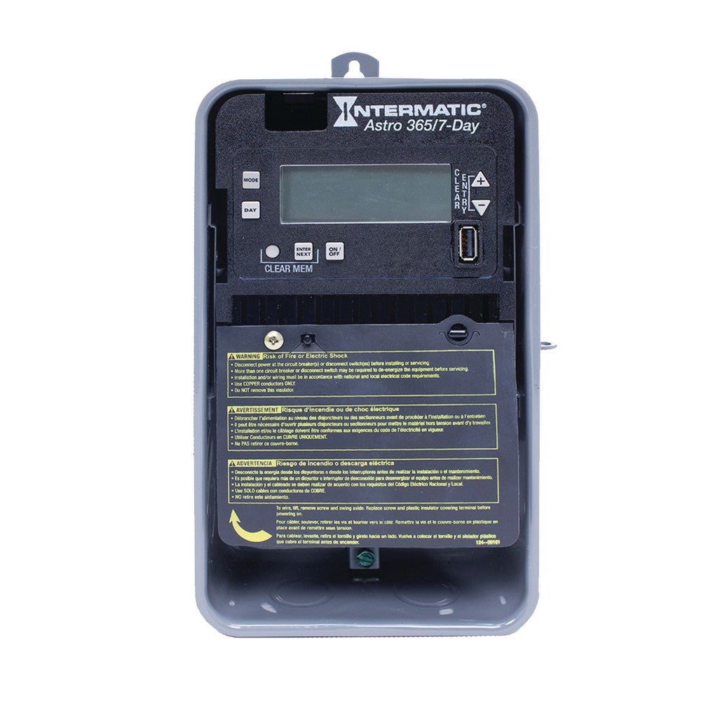 Intermatic 120-277 VAC 1-Circuit Outdoor Astronomic Electronic Control ET2815CR