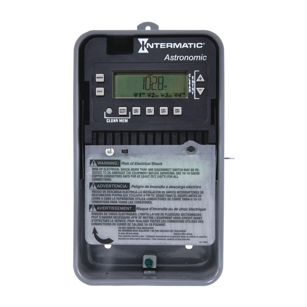 Intermatic 120-277 VAC 4-Circuit Outdoor Astronomic Electronic Control ET8415CR