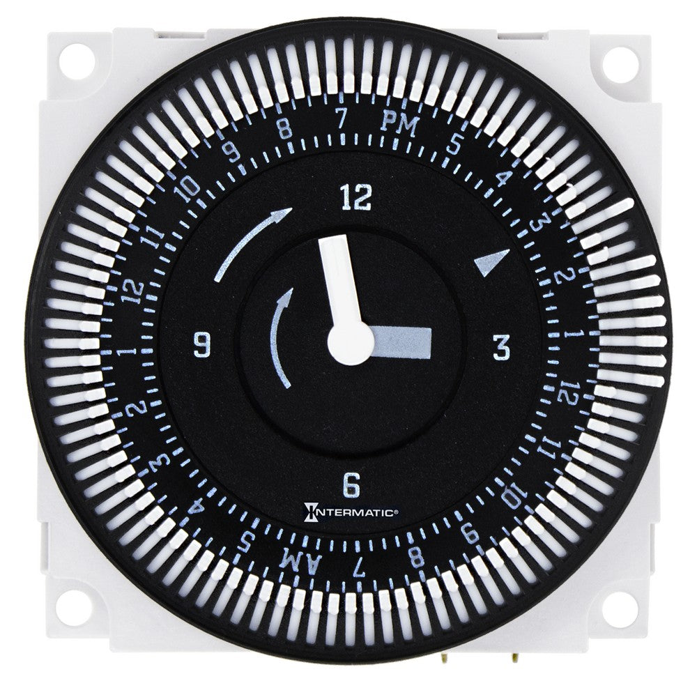 Intermatic 12/24V 21A 24-Hour Electromechanical Panel Mount Timer Module FM1QTUZ-24U