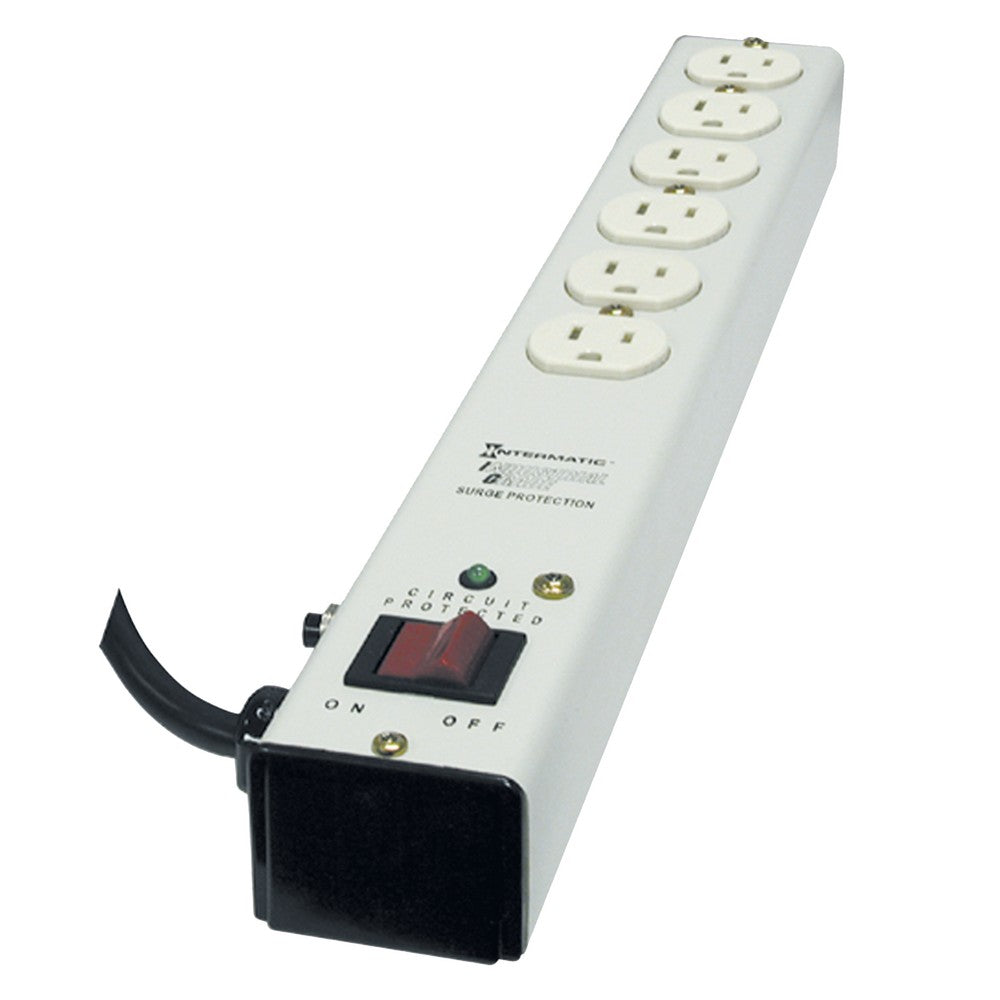 Intermatic 125 VAC White Point-of-Use Surge Protective Strip IG2012B153
