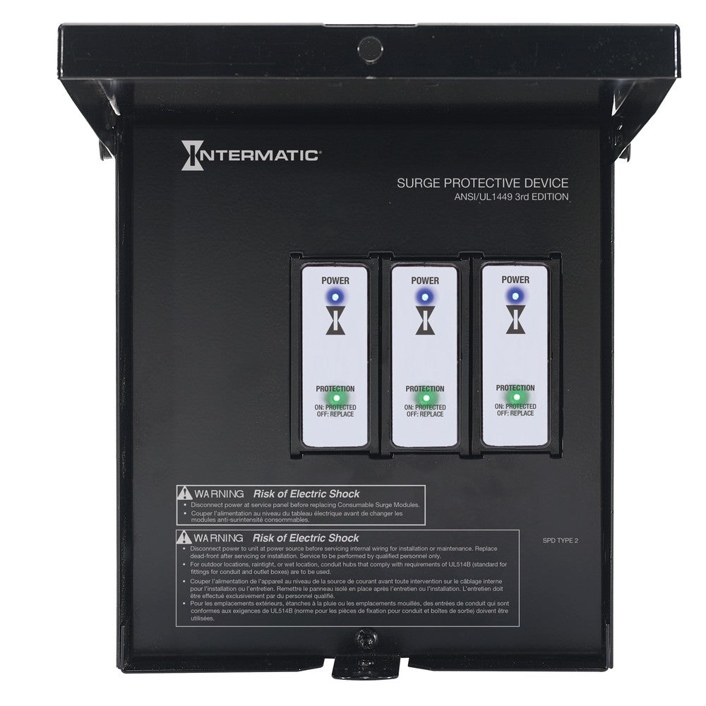 Intermatic 120/240 VAC 6-Mode Outdoor Surge Protective Device IG2280-OM