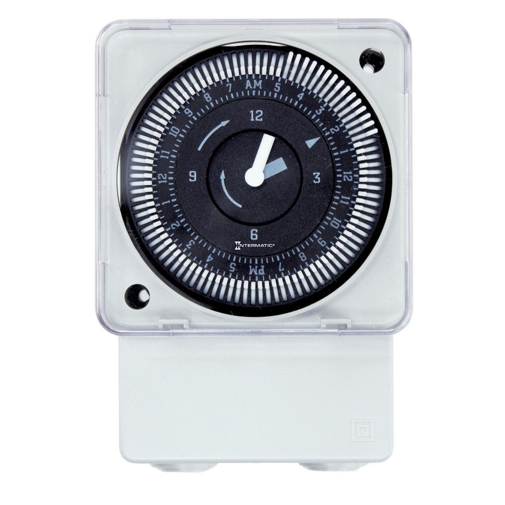 Intermatic 120V 21A 24-Hour Electromechanical Surface/DIN Rail Timer Module MIL72AQTUZH-120