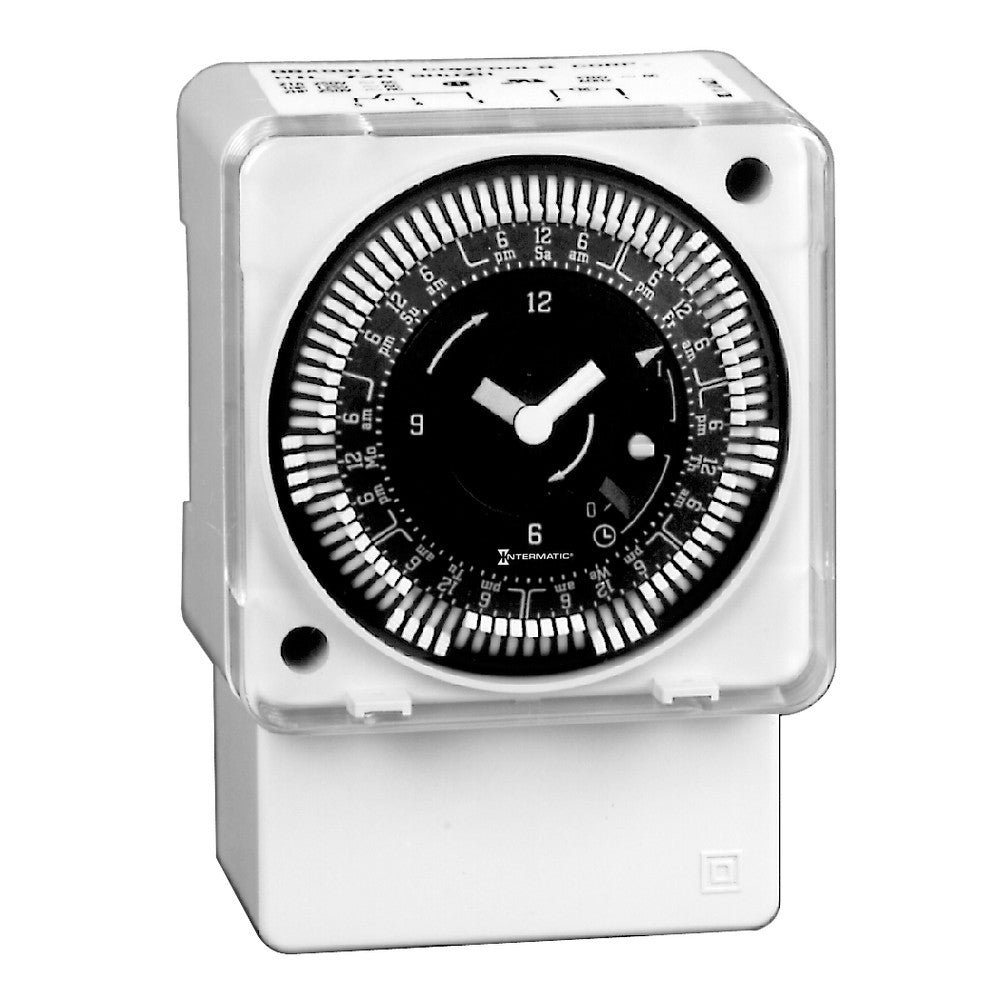 Intermatic 120V 21A 7-Day Electromechanical Surface/DIN Rail Timer Module MIL72AQWUZH-120