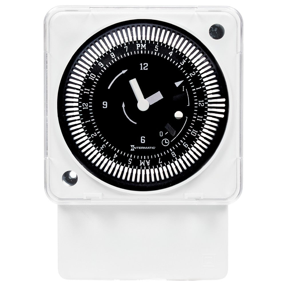 Intermatic 208/240V 21A 24-Hour Electromechanical Surface/DIN Rail Timer Module MIL72ASTUZH-240