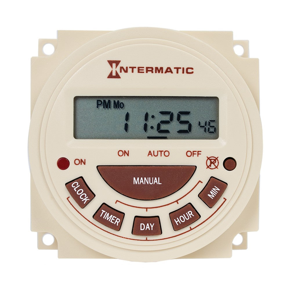 Intermatic 120V 7-Day Electronic Panel Mount Timer PB373E