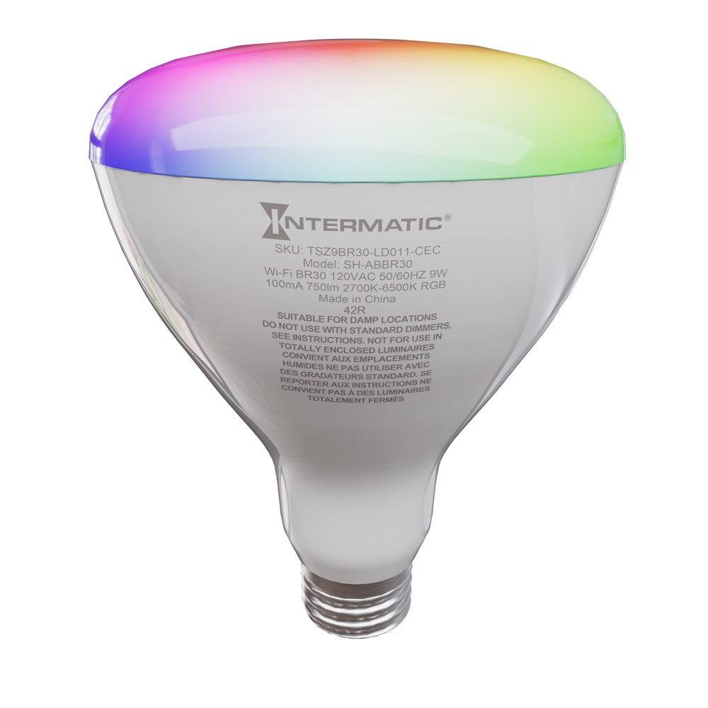 Intermatic ABRA BR30 Single Pack Smart Bulbs SH-ABBR301P