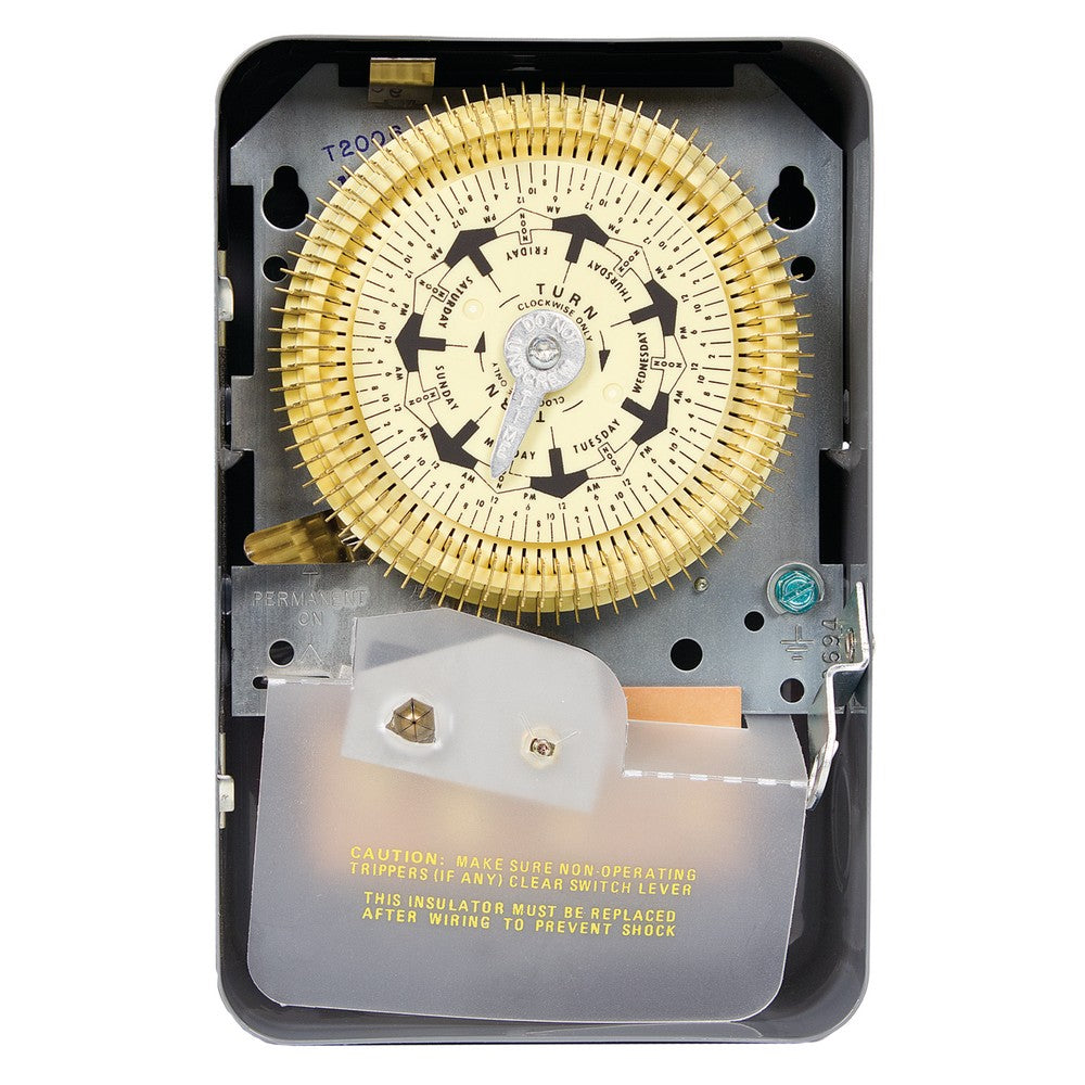 Intermatic 208-277 VAC 60Hz Indoor Mechanical Time Switch T2006