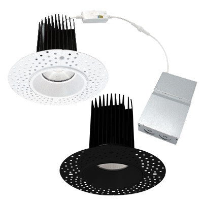 Lighting Spot 26 4 in. 18W 5CCT selectable Round Smooth Trimless Canless LED Downlight LS-CS-4RTL-S-18W-5CCT