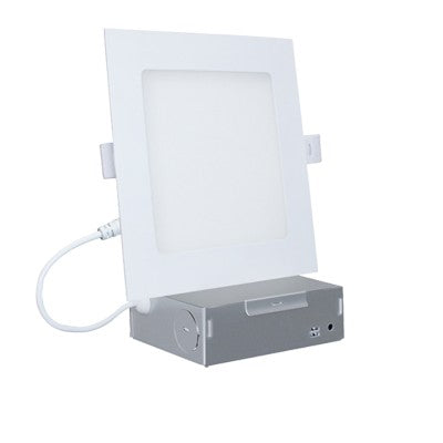 Lighting Spot 26 6 in. 12W 1000lm 5CCT selectable Square Canless White Canless LED Downlight LS-CS-6-5CCT-SQ