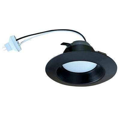 Lighting Spot 26 4 in. 10W 12V 5CCT selectable Smooth Black LED Recessed Downlight LS-LV4-5CCT-SM-BL