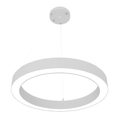 Lighting Spot 26 48 in. 100W 4CCT selectable White LED Ring Pendant Light LS-SUPD-RP48-100WT-4CCT-WH