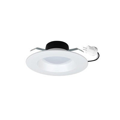Lighting Spot 26 4 in. 8.5W 12V 4000K Round Smooth White LED Recessed Downlight LS2-ZS-412V-4K