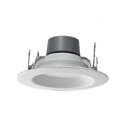 Lighting Spot 26 6 in. 18W 3000K Round Baffle White LED Recessed Downlight LSH-618W3K-B