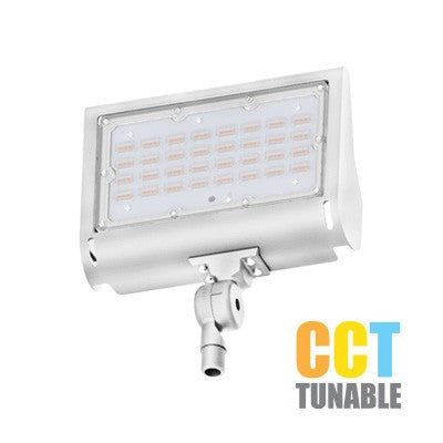 Lighting Spot 26 2 in. 50W 6250lm 5000K White LED Flood Light LSH-FL50W-A-5K-WH
