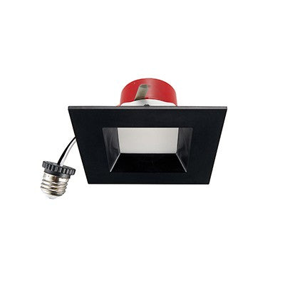 Lighting Spot 26 4 in. 10W 4CCT Selectable (27K/30K/40K/50K) Baffle Black LED Recessed Downlight LSJ-D724-CCT-B/BL