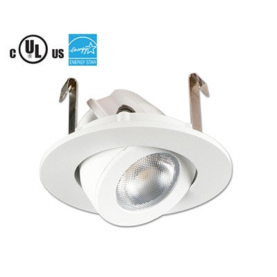 Lighting Spot 26 2 in. 9W 2700K Adjustable White LED Recessed Downlight LSL-2-207-27K
