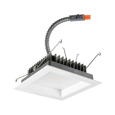 Lighting Spot 26 5 in. 16W 3000K Square Baffle White LED Recessed Downlight LSL-5-SQ-503-3K