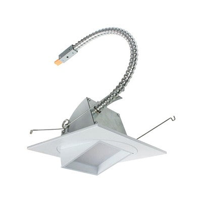 Lighting Spot 26 5 in. 16W 3000K Square Adjustable White LED Recessed Downlight LSL-5-SQ-545-3K