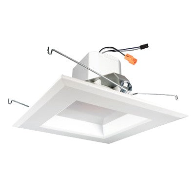 Lighting Spot 26 6 in. 0-10V 5CCT Selectable (27K/30K/35K/40K/50K) Square Smooth White LED Recessed Downlight LSL-644EN-SQ...
