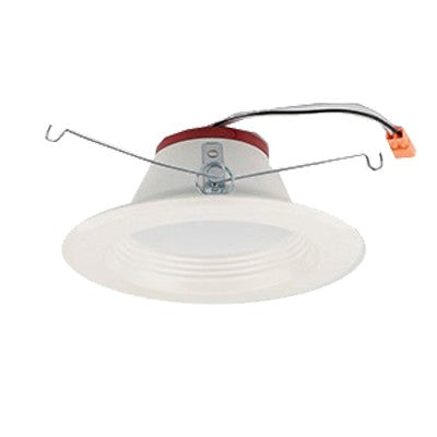Lighting Spot 26 6 in. 15W 4000K Round Baffle White LED Recessed Downlight LSO-6-601R-AC-BA4K