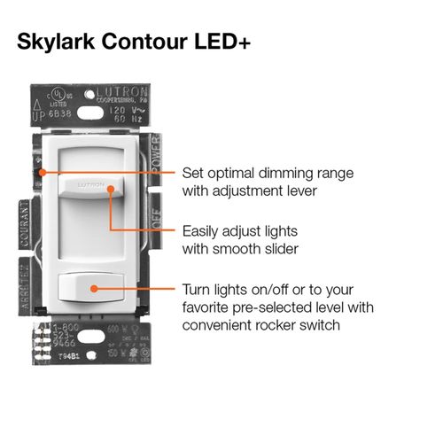 Lutron CTCL-153P-GR Dimmer Switch