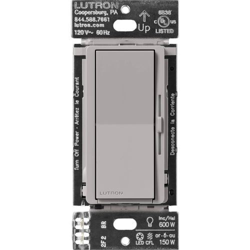 Lutron Caseta smart dimmer switch in Gray