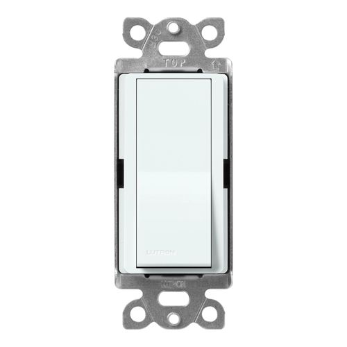 Lutron Claro switch in Glacier White