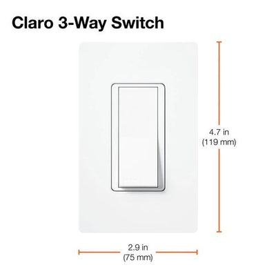 Lutron Claro switch in Midnight